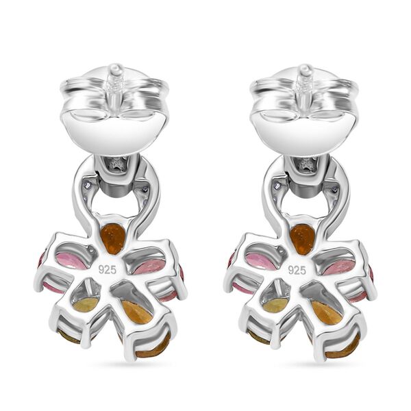 Multi-Turmalin und Zirkon Ohrringe - 1,96 ct. image number 5