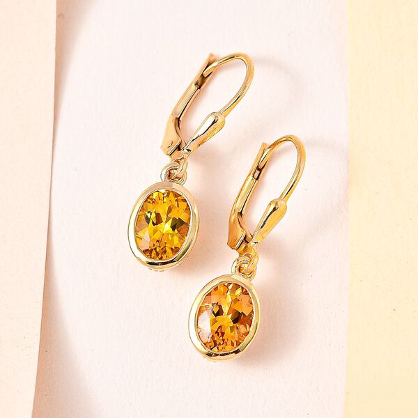 AA Premium brasilianische Heliodor-Ohrringe - 2,18 ct. image number 1