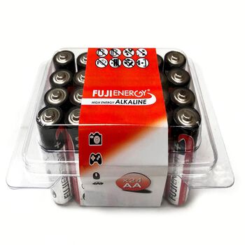 FUJI-ENERGY 24 Stk. AA Super-Alkaline Batterie, 5 Jahre haltbarkheit