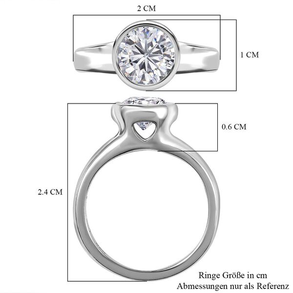 Moissanit Ring - 1,18 ct. image number 7