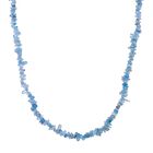 Aquamarin-Chips Bead Kette 86 cm ca. 175,00 ct.