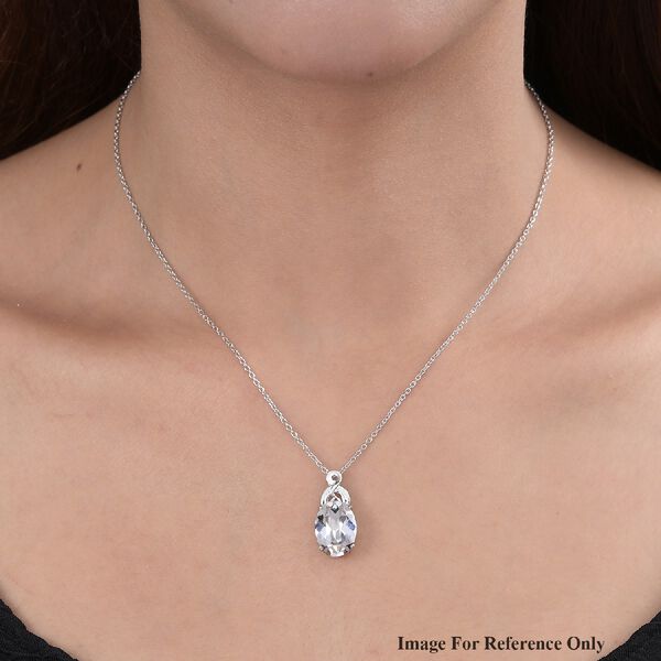 LUSTRO STELLA österreichischer, gelber Kristall-Anhänger - 5,35 ct. image number 5