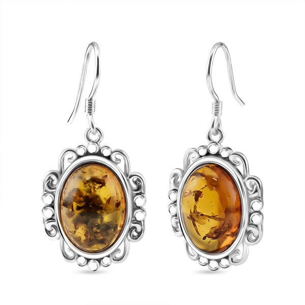 Bernstein Ohrringe 925 Silber