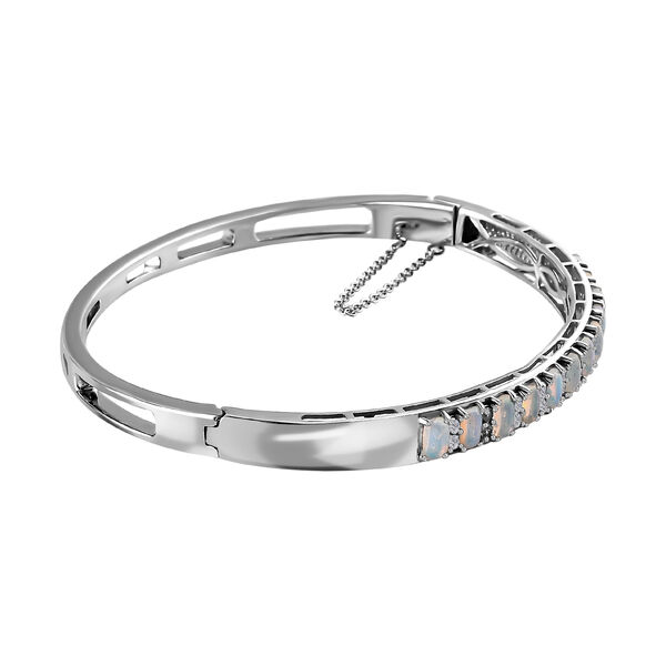 Natürlicher, äthiopischer Welo Opal und Zirkon-Armreif - 2,88 ct. image number 3