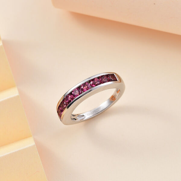 Rhapsody AAAA Rubellit Ring 950 Platin (Gr&ouml;&szlig;e 17.00) ca. 1,44 ct image number 1