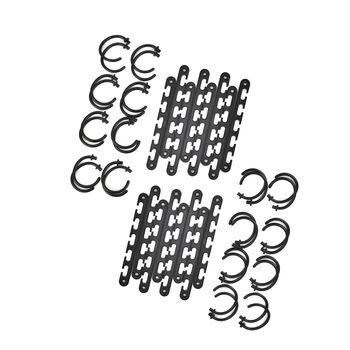 8er Set Wunderh&auml;nger, schwarz