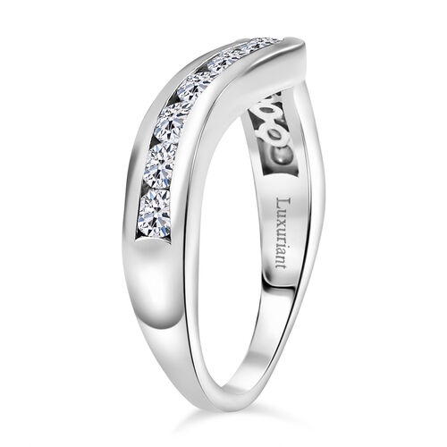 LUXURIANT DIAMOND - Lab Grown Diamant SI-GH Ring 925 Silber rhodiniert (Größe 18.00) ca. 1.17 ct image number 4