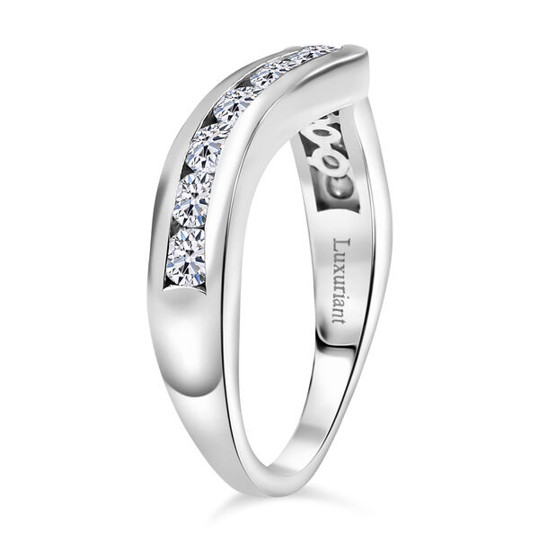LUXURIANT DIAMOND - Lab Grown Diamant SI-GH Ring 925 Silber rhodiniert (Größe 18.00) ca. 1.17 ct image number 4