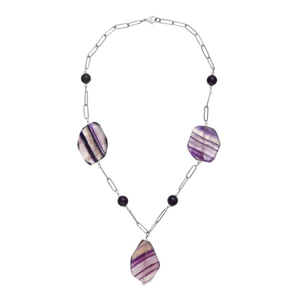 Afrikanische Amethyst 50cm Halskette - 240 ct. image number 3