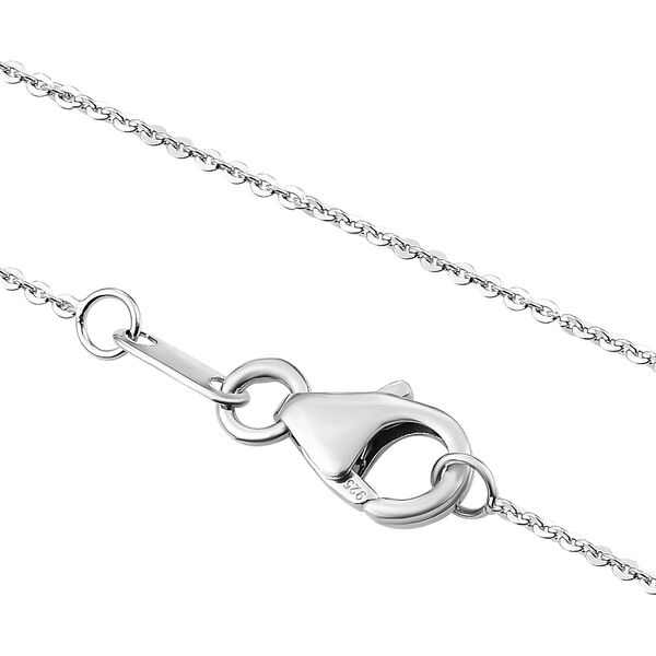 Nat&uuml;rlicher Peridot-Cluster-Anh&auml;nger mit Kette in Silber, 5,93 ct. image number 6