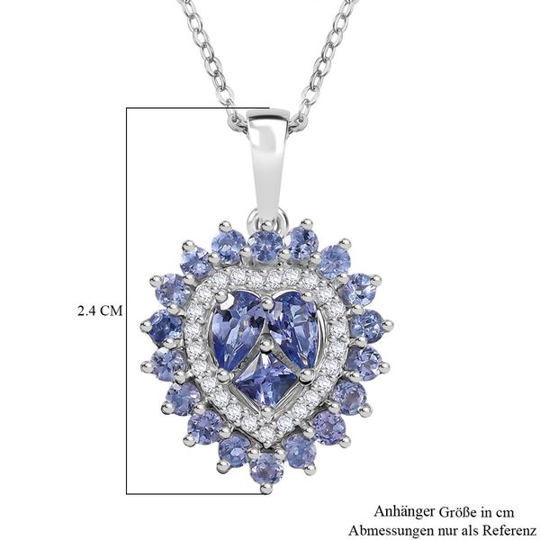 D'Joy Tansanit Anh&auml;nger mit 50cm Kette - 1,68 ct. image number 7