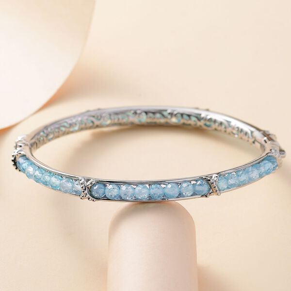 Himmelblauer Topas-Armreif, 19cm - 18,49 ct. image number 2