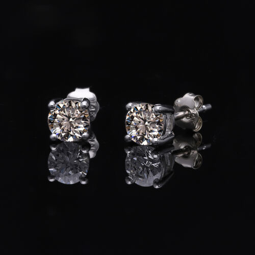 LUXURIANT DIAMOND- SGL zertifizierte VS Labor Diamant Ohrringe - 1 ct. image number 2