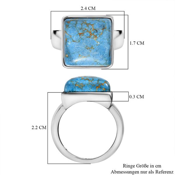 EverTrue blauer T&uuml;rkis Ring - 11,93 ct. image number 6