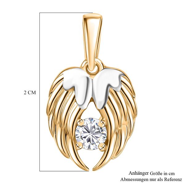 D’Joy zweifarbiger Moissanit Anhänger - 0,20 ct. image number 6