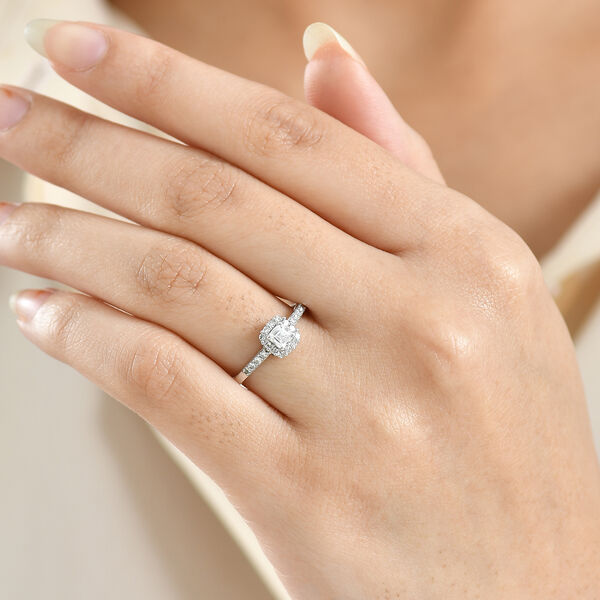 LUXURIANT DIAMOND - Lab Grown Diamant SI-GH Ring 925 Silber rhodiniert (Gr&ouml;&szlig;e 17.00) ca. 0.50 ct image number 3