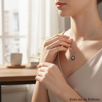 Pfau Muschelkernperle Anh&auml;nger - 5 ct.