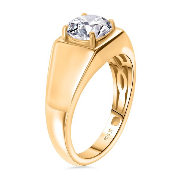 J Francis gefertigt mit SWAROVSKI-  Swarovski Zirkonia Solit&auml;r Ring image number 5