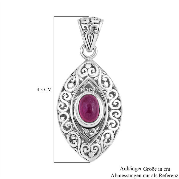 Royal Bali Kollektion- afrikanischer Rubin-Anh&auml;nger - 2,10 ct. image number 5