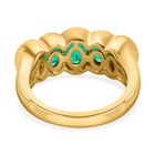 Smaragd Triplett Quarz Ring - 3,40 ct. image number 5