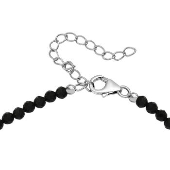 D'Joy schwarzes Spinell 19+5cm Armband - 12 ct.