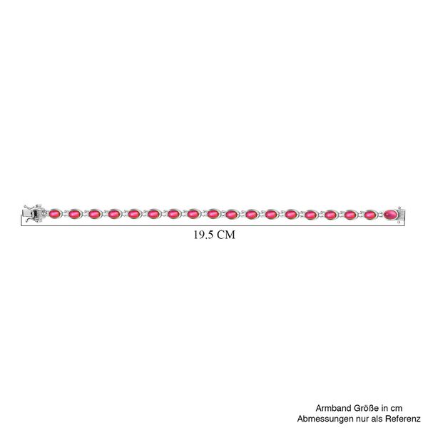 Flamingo Mondstein Armband ca. 19 cm 925 Silber rhodiniert ca. 10,03 ct. image number 5