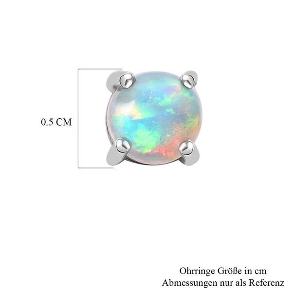 D'Joy AA natürliche, äthiopische Welo Opal Ohrringe, 925 Silber rhodiniert - 0,71 ct. image number 5