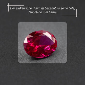 Royal Bali Kollektion- Afrikanischer Rubin und Diamant-Anh&auml;nger - 15,27 ct.