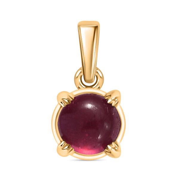 D'Joy Afrikanisches Rubin Schmuckset, 925 Silber 750 Gelbgold Vermeil - 2,80 ct. image number 5