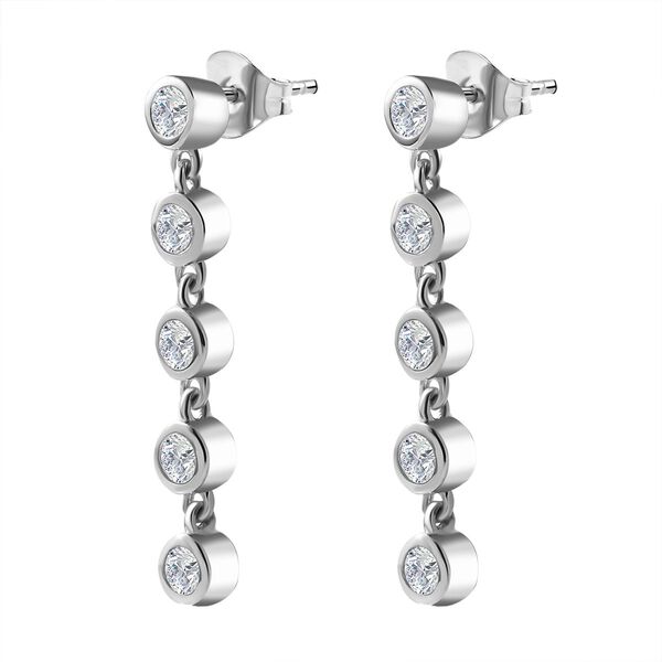 Moissanit Ohrringe - 1,05 ct. image number 4