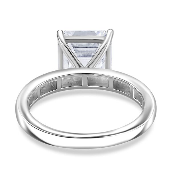 RADIANTA GRA zertifiziert Moissanit (D-VVS) Ring 925 Silber rhodiniert (Gr&ouml;&szlig;e 16.00) ca. 3.00 ct image number 6