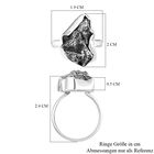 Meteorit-Ring, 925 Silber  ca. 14,45 ct image number 6