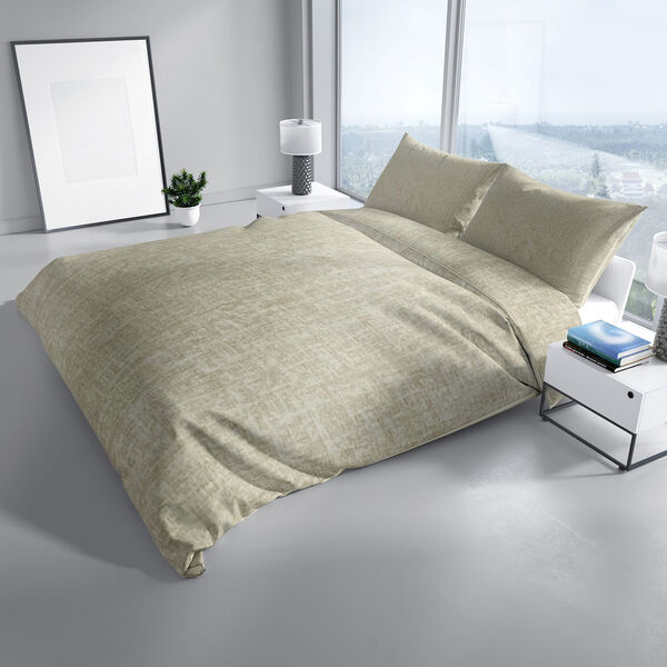 Bettw&auml;sche Set, 135x200cm, 80x80cm, Beige image number 6