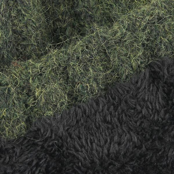 Rippstrick-Mütze mit Teddyfutter, Einheitsgröße, Grün image number 5