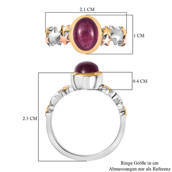 AA Afrikanischer Rubin Ring - 2 ct. image number 7