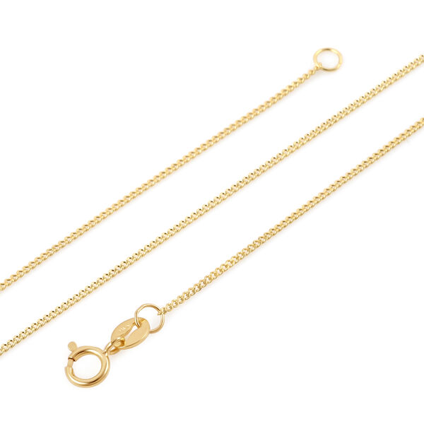 ILIANA - Kandare-Kette, ca. 50 cm, 750 Gelbgold image number 0