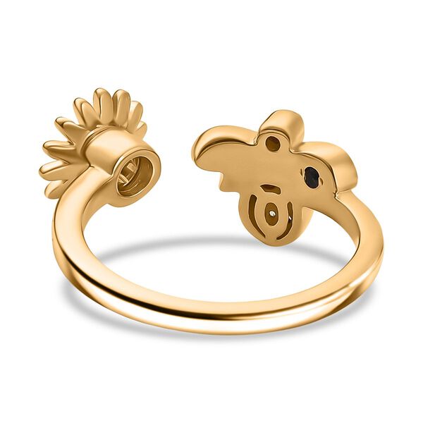 GP Trionfo Kollektion - Citrin, schwarzer Spinell, Zirkon, Kanchanaburi blauer Saphir Ring - 0,26 ct. image number 7