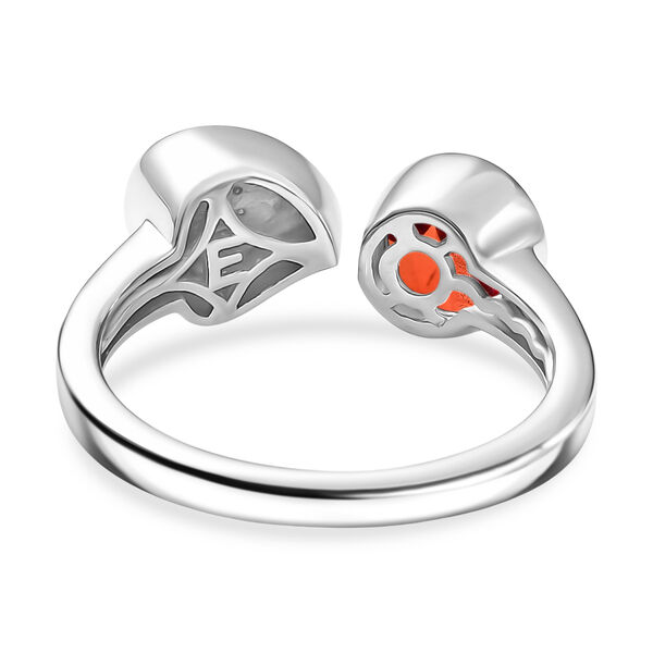 EverTrue roter Granat Ring - 1 ct. image number 6