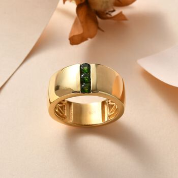 Nat&uuml;rlicher Chromdiopsid Ring - 0,47 ct.