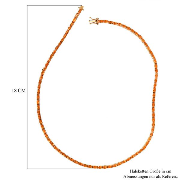 AA Salamanca Feueropal-Halskette, 45 cm - 13.43 ct image number 6