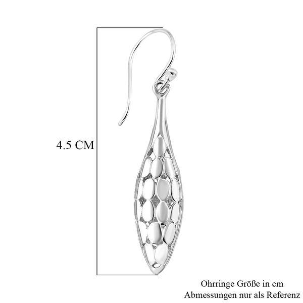 Royal Bali Kollektion - Strukturierte Silber-Ohrringe image number 5