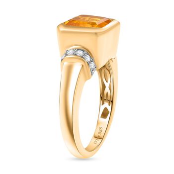 D'Joy Sphaleros Quarz und Zirkon Ring - 3,15 ct.