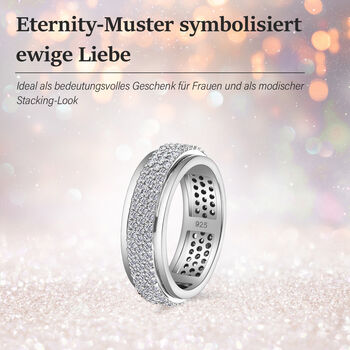 Luxus Diamant Anti-Stress Spinning Ring - 1 ct.