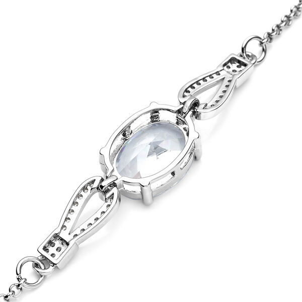 Simuliertes Kristall und Zirkonia 18 cm Armband - 2,50 ct. image number 4