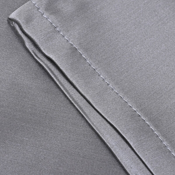 SERENITY NIGHT: Premium-Kollektion, 2er-Set - Kissenbez&uuml;ge aus 100% Maulbeerseide, Grau&nbsp; image number 9