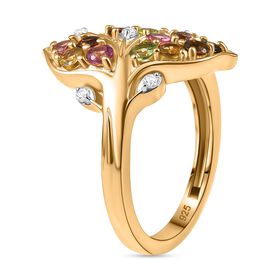 Multi-Turmalin und Zirkon Ring - 1,19 ct.