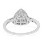 Diamant Ring 925 Silber Bicolor  ca. 0,50 ct image number 4