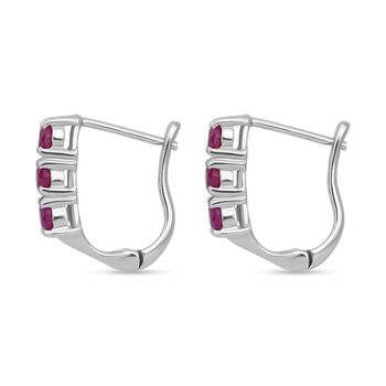 Burma Rubin Ohrringe - 1,44 ct.