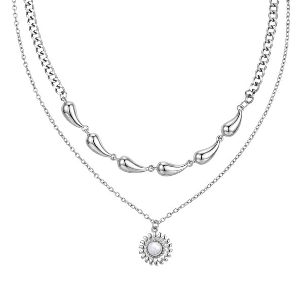 Glasperle Halskette ca. 50 cm + 5 cm Extender