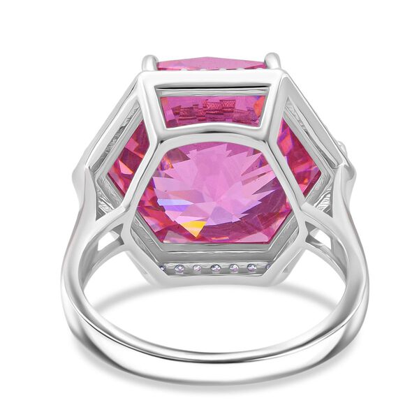 Lustro Stella rosa und wei&szlig;er Zirkonia Ring image number 4